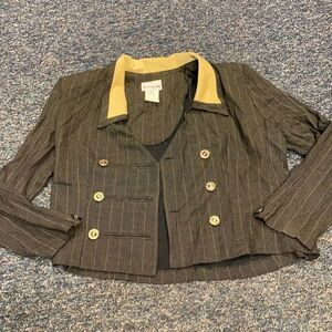 Perceptions Vintage Military Style Blazer sz. 14P